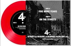 Cover for 4-skins · Five More Years - Red (7&quot;) (2022)