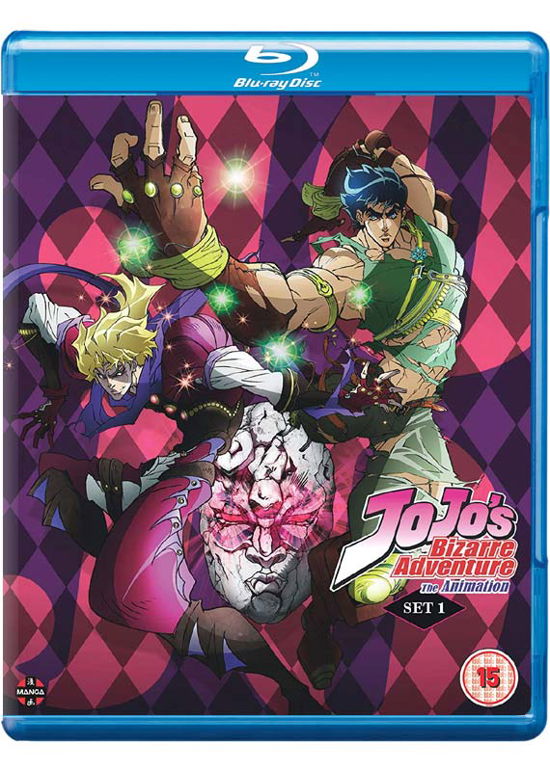 Cover for Jojos Bizarre Adventure Set 1: · JoJos Bizarre Adventure Set 1 - Phantom Blood / Battle Tendency (Episodes 1 to 26) (Blu-ray) (2020)