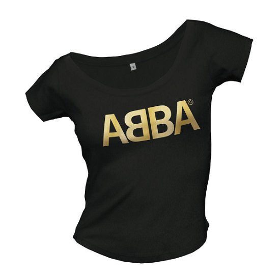 Cover for Abba · logo Gold Blk Sk (TØJ) [Size large edition] (2009)