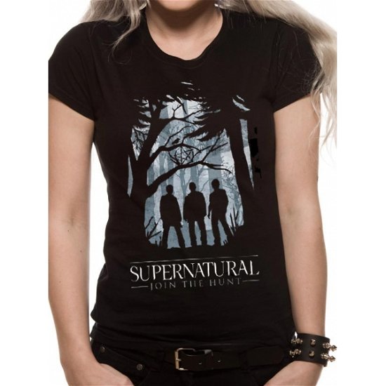 Supernatural - Group Outline (T-shirt Donna Tg. L) - Supernatural - Gadżety -  - 5054015202640 - 