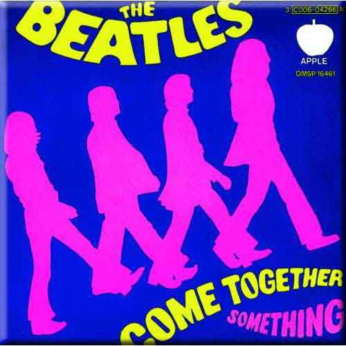 The Beatles Fridge Magnet: Come Together / Something - The Beatles - Fanituote -  - 5055295311640 - 