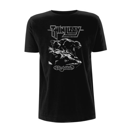 Thin Lizzy Unisex T-Shirt: Nightlife - Thin Lizzy - Produtos - PHD - 5056012016640 - 14 de maio de 2018