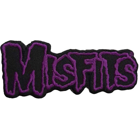Cover for Misfits · Misfits Standard Woven Patch: Purple Border Logo (Patch)