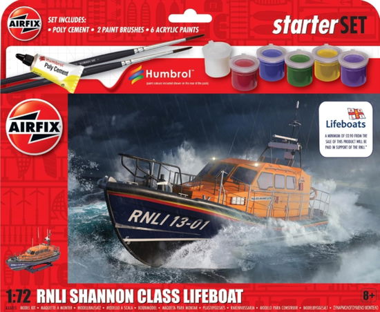 Cover for Airfix STARTER SET - RNLI SHANNON CLASS LIFEBOT Model Toy (Paperback Book) (2024)