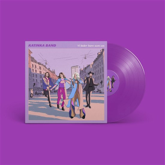 Cover for Katinka Band · Vi Lader Bare Som Om (LP) [Limited Signed Purple Vinyl edition] (2024)