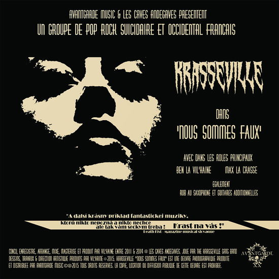 Cover for Krasseville · Nous Sommes Faux (CD) [Digipak] (2016)