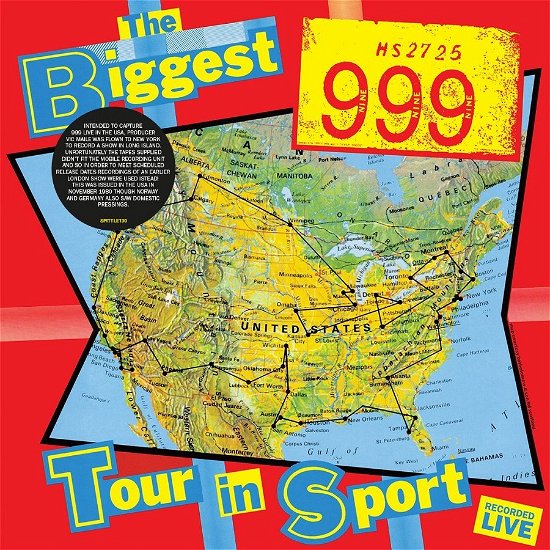 Cover for 999 · The Biggest Tour In Sport (LP) (2022)