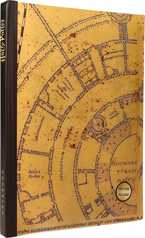 Cover for Sd Toys · Harry Potter Notizbuch mit Leuchtfunktion Karte de (Leksaker) (2023)
