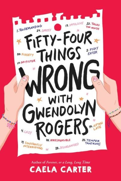 Cover for Caela Carter · Fifty-Four Things Wrong with Gwendolyn Rogers (Paperback Book) (2022)