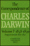 Cover for Charles Darwin · The Correspondence of Charles Darwin: Volume 7, 1858–1859 - The Correspondence of Charles Darwin (Hardcover Book) (1992)