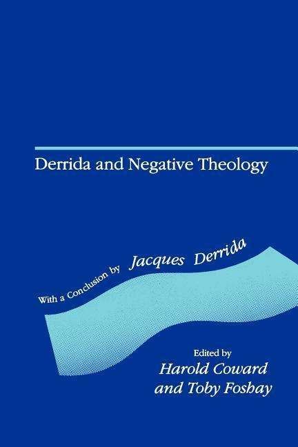 Cover for Jacques Derrida · Derrida and Neg Theology (Paperback Book) (1992)