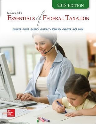 Cover for John Robinson · McGraw-Hill's Essentials of Federal Taxation 2018 Edition (Book) (2017)