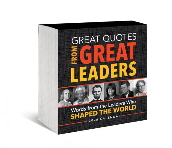 2026 Great Quotes From Great Leaders Boxed Calendar - Sourcebooks - Merchandise - Poisoned Pen Press - 9781464229640 - September 1, 2025