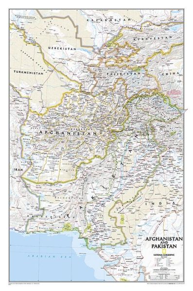 Cover for National Geographic Maps · Afghanistan and Pakistan (Map) (2011)