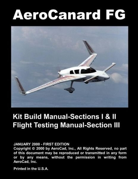 Cover for Inc Aerocad · AeroCanard Kit Build Manual (Paperback Book) (2020)