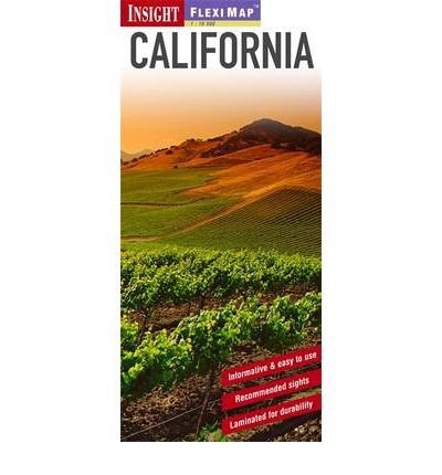 Insight Flexi Map: California - APA Publications Limited - Merchandise - APA Publications - 9781780055640 - January 17, 2013
