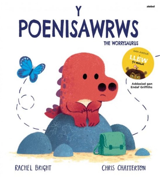 Cover for Rachel Bright · The Poenisawrws, Y / Worrysaurus (Paperback Book) [Bilingual edition] (2022)