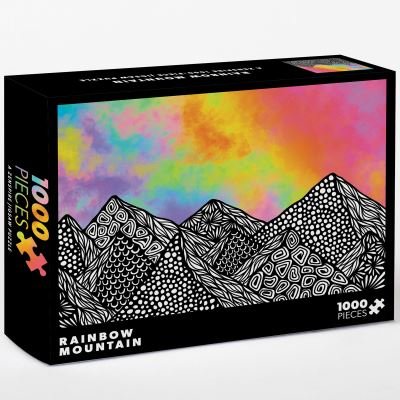 Cover for Brita Lynn Thompson · Rainbow Mountain: A Zenspire 1000-Piece Puzzle for Adults (GAME) (2021)