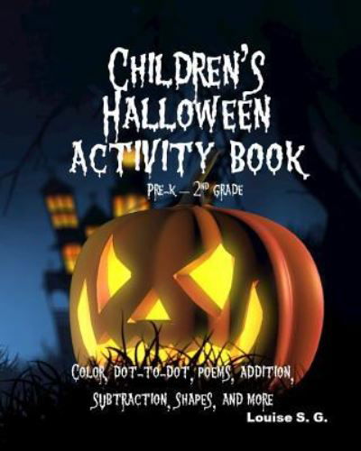 Cover for L S Goulet · Children's Halloween Activity Book (Paperback Book) (2017)