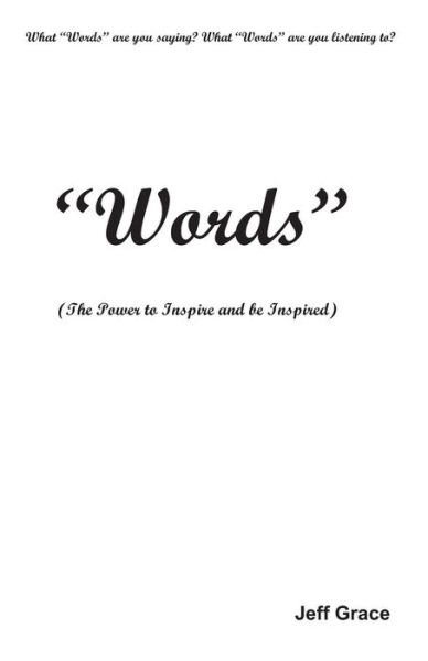 Cover for Jeff Grace · &quot;words&quot; (Pocketbok) (2018)