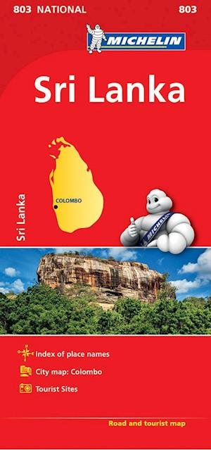Sri Lanka National Map 803: Map - Michelin - Böcker - Michelin Editions des Voyages - 9782067238640 - 1 november 2018