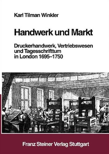 Handwerk und Markt - Winkler - Bøker -  - 9783515062640 - 1993
