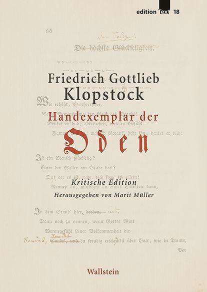 Cover for Klopstock · Handexemplar der »Oden« (Book)