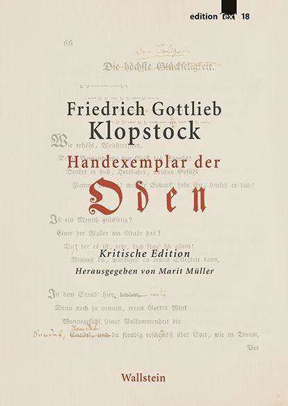 Handexemplar der »Oden« - Klopstock - Books -  - 9783835337640 - 