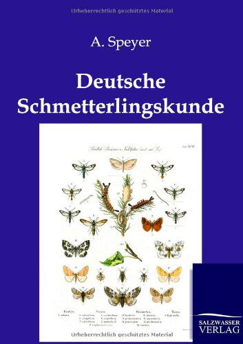 Cover for A Speyer · Deutsche Schmetterlingskunde (Paperback Book) [German edition] (2012)