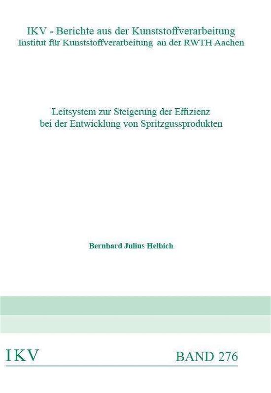 Cover for Helbich · Leitsystem zur Steigerung der E (Book)