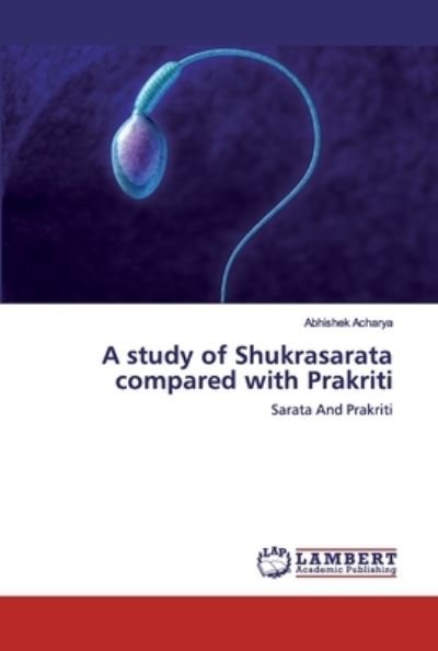 Cover for Acharya · A study of Shukrasarata compare (Book) (2020)