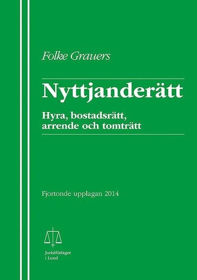 Cover for Folke Grauers · Nyttjanderätt (Bog) (2014)