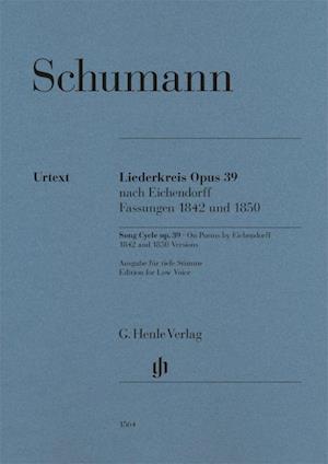 Cover for Robert Schumann · Song Cycle op. 39, On Poems by Eichendorff, Versions 1842 and 1850 (Paperback Bog) (2021)