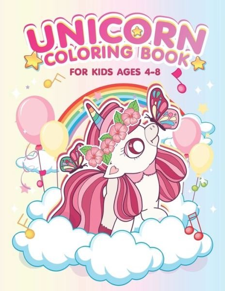 Cover for Nut Oshin · Unicorn Coloring Book: for Ages 4 - 8 - Wonder Coloring Book (Pocketbok) (2021)