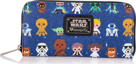 Cover for Loungefly · Loungefly Star Wars Char Cutesy Aop Zip Around Wal (Merchandise) (MERCH) (2019)