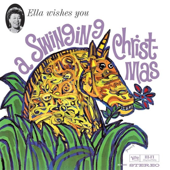 Cover for Ella Fitzgerald · Ella Wishes You a Swinging Christmas (LP) (2023)