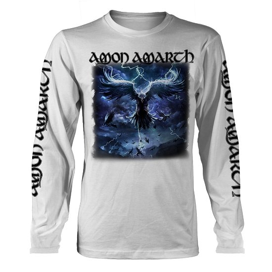 Cover for Amon Amarth · Raven's Flight (White) (Shirt) [size M] [White edition] (2020)