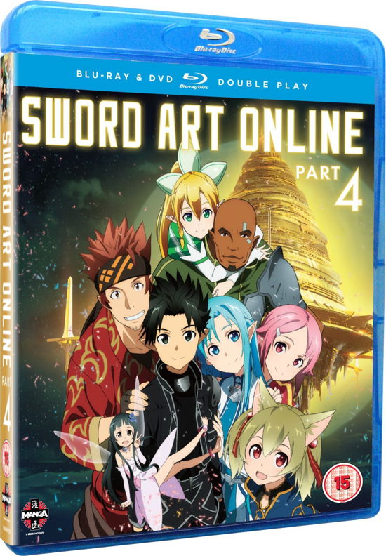 Sword Art Online Part 4 (Episodes 20-25) - Sword Art Online Part 4 (Episodes 20-25) - Filmes - MANGA ENTERTAINMENT - 5022366812641 - 7 de abril de 2014