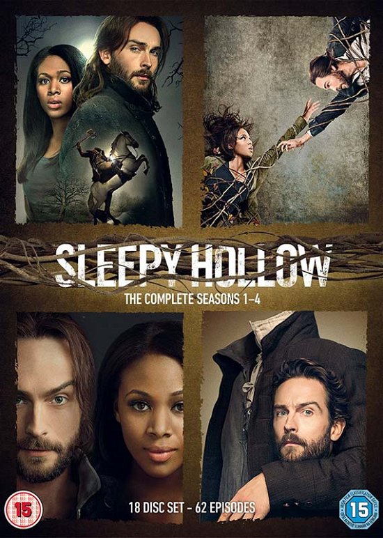 Cover for Sleepy Hollow Season 14 · Sleepy Hollow Seasons 1 to 4 Complete Collection (DVD) (2017)