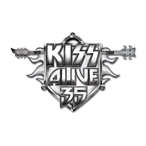 KISS Pin Badge: Alive 35 Tour - Kiss - Fanituote - Epic Rights - 5055295301641 - torstai 11. joulukuuta 2014
