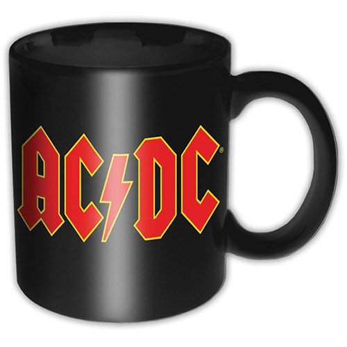 Cover for AC/DC · AC/DC Boxed Standard Mug: Logo (Krus) [Black edition] (2016)
