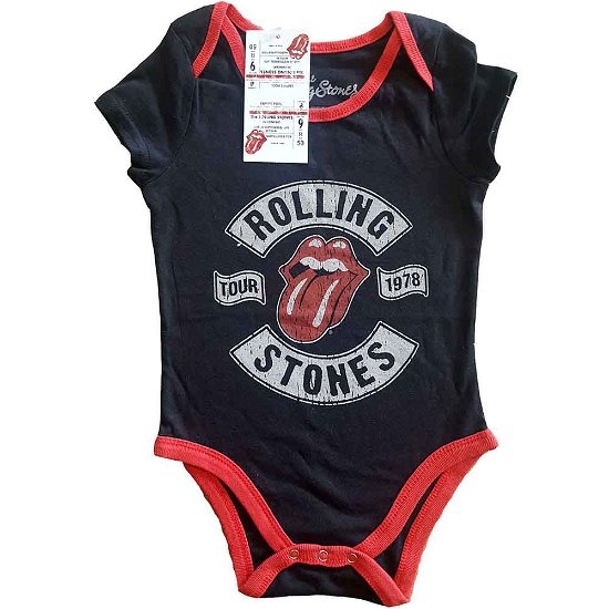 Cover for The Rolling Stones · The Rolling Stones Kids Baby Grow: US Tour 1978 (0-3 Months) (TØJ) [size 0-6mths] [Black - Kids edition]