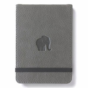 Cover for Dingbats A6+ Wildlife Grey Elephant Reporter Notebook - Grpahed (Stationery) (2018)