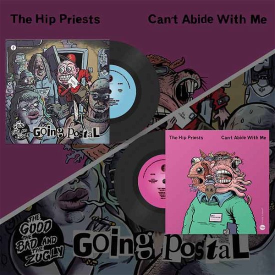 Cover for Good the Bad &amp; the Zugly / the Hip Priests · Split (7&quot;) (2021)