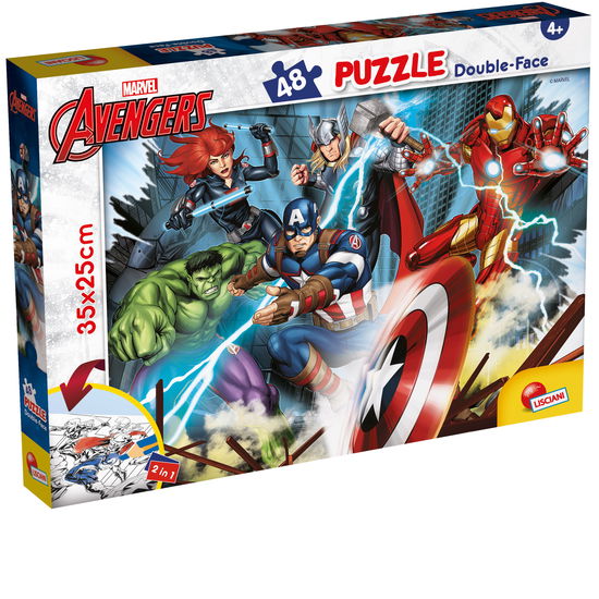 Cover for Marvel Avengers · Puzzel Kleurplaat (48 stukjes) (Toys)