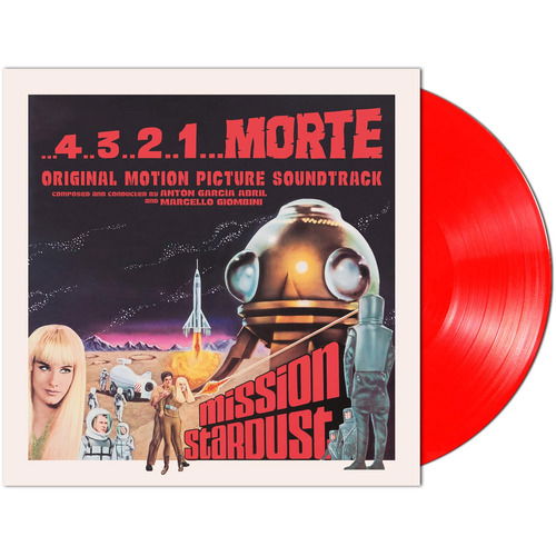 Cover for Anton Garcia Abril / Marcello Giombini · 4 3 2 1 Morte - O.s.t. (LP) [RSD 2025 Clear Red Vinyl edition] (2025)