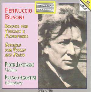 Sonate Per Violino Op.29 E 36 - Ferruccio Busoni  - Music -  - 8018824000641 - 