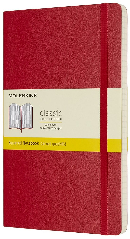 Moleskine Scarlet Red Large Squared Notebook Soft - Moleskine - Books - Moleskine - 8055002854641 - 