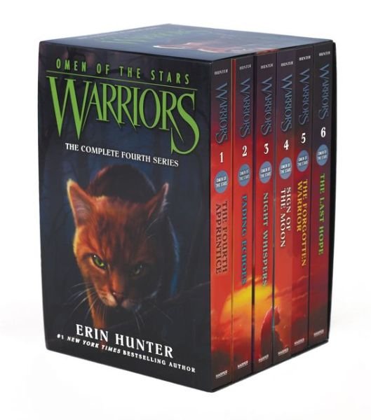 Cover for Erin Hunter · Warriors: Omen of the Stars Box Set: Volumes 1 to 6 - Warriors: Omen of the Stars (Paperback Book) (2015)