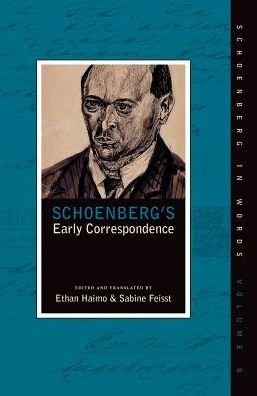 Cover for Schoenberg's Early Correspondence - Schoenberg in Words (Paperback Bog) (2017)
